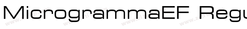 MicrogrammaEF Regul字体转换